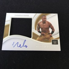 2023 Immaculate Collection WWE Carmelo Hayes Premium Memorabilia Auto 89/99