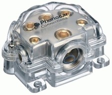 DISTRIBUTORE CORRENTE 5 USCITE 50MM BLOCCO DISTRIBUZIONE AUTO AUDIO PHONOCAR