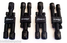 4 ATE PRO 3pc LASER ETCHED IMPACT MAGNETIC NUT SETTER SETS SAE 10799 DRIVER