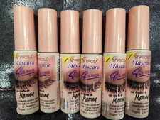 6 PROSA MASCARA 4 IN 1 WITH MAMEY OIL BLACK WATERPROOF LENGTHENING RIMEL MEXICO