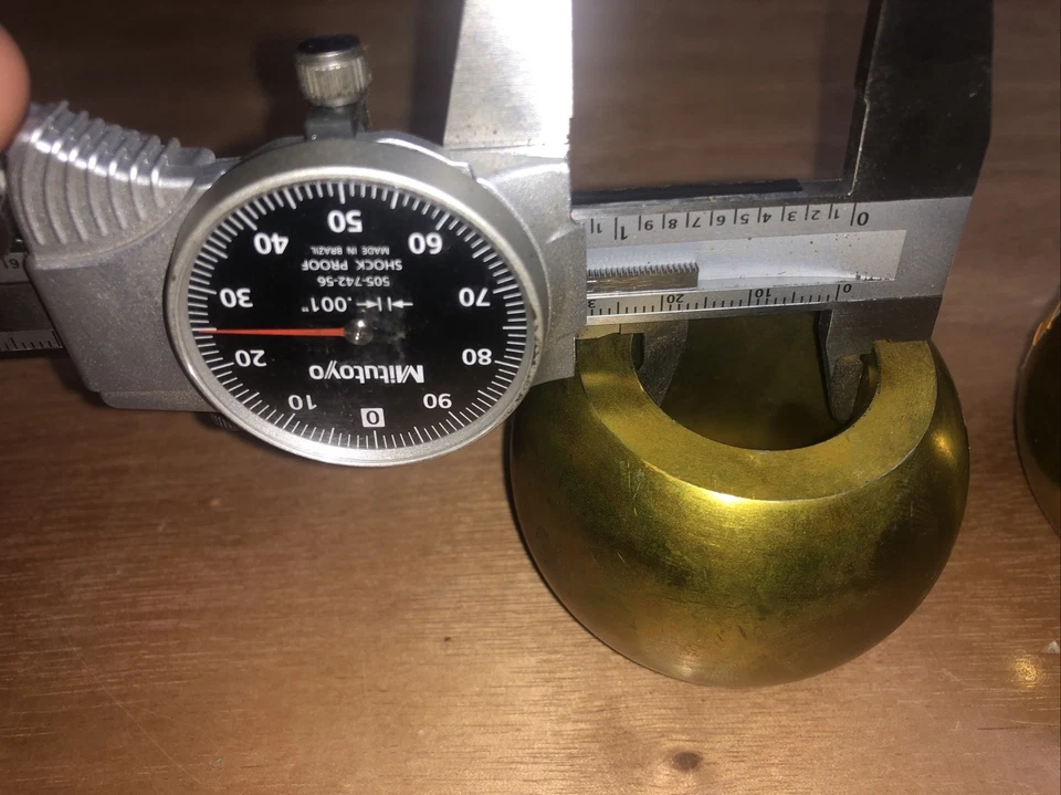 (2) Oliver White Tractor 3-point Hitch Balls Cat III Hitch Cat II Implement New - Image 2 of 4