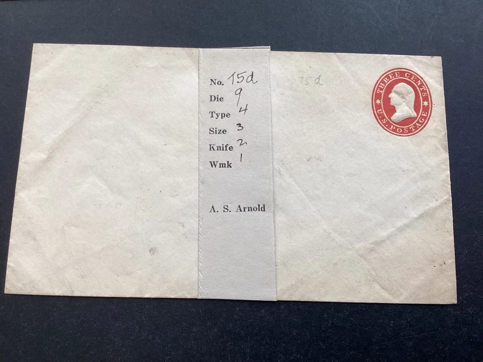 ICOLLECTZONE  US U26 S7 K20 Types 3, 4, 5, 6 Mint Entire Cover   (B400-32) - Image 4 of 4