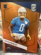 2023 Donruss Elite Daiyan Henley Orange Parallel /399 Rookie LAC #124 RC!!🔥🏈🔥