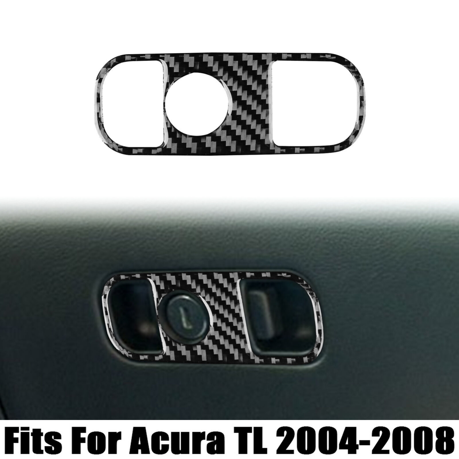 Fits For Acura TL 2004-2008 Carbon Fiber Interior Glove Box Trim