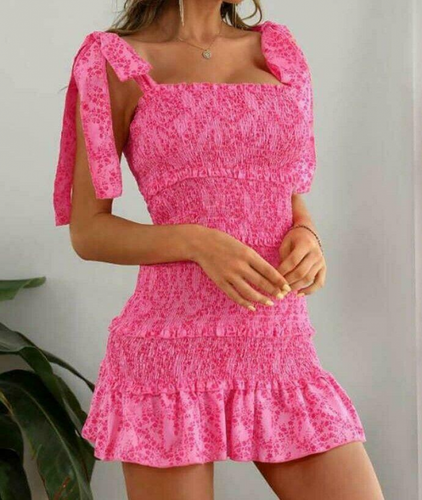 Tiered Ruffle Ruched Dress Mini Dress 