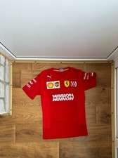 SCUDERIA FERRARI TEAM F1 2018 SHIRT PUMA MISSION JERSEY XS block core