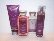 Bath & Body Works Prismatic Stars 4 Piece Set - Lotion, Gel, Cream, Mist
