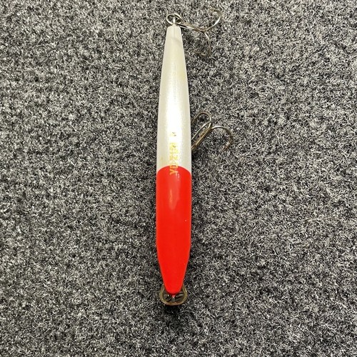 Yo-Zuri Crystal Minnow 90f Vintage Jerkbait Lure 1/4oz, 3 5/8” Red White - Picture 9 of 12