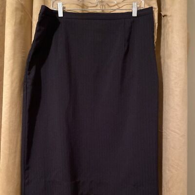 SagHarbor pinstripe skirt size 18