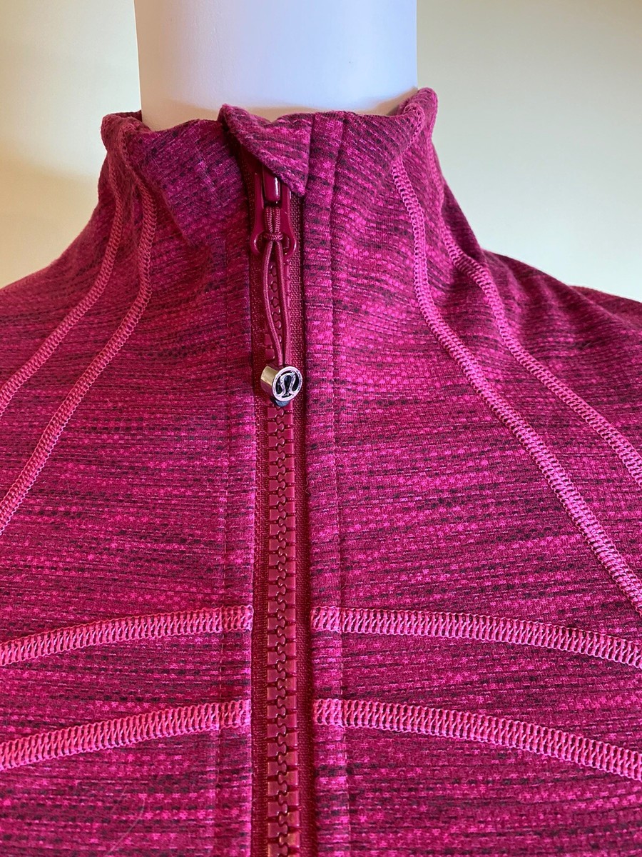 Lululemon Define Jacket Sz 8 Berry Rumble Jeweled Magenta Pink