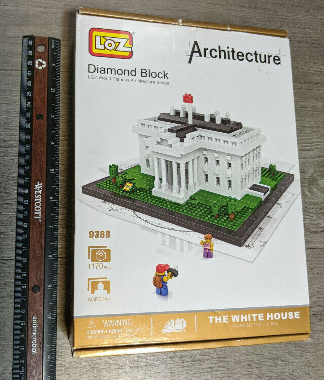 LOZ Architecture Series White House Kids Puzzle Mini Block Brick Toy Model w/Box