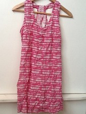 NWT OLD NAVY Pink Print T Back Shift DRESS Petite XS Extra Small