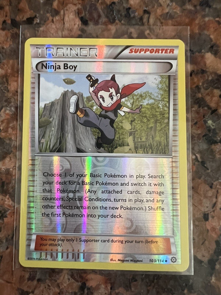 Pokemon TCG - Ninja Boy #103/114 Uncommon Reverse Holo XY - Steam