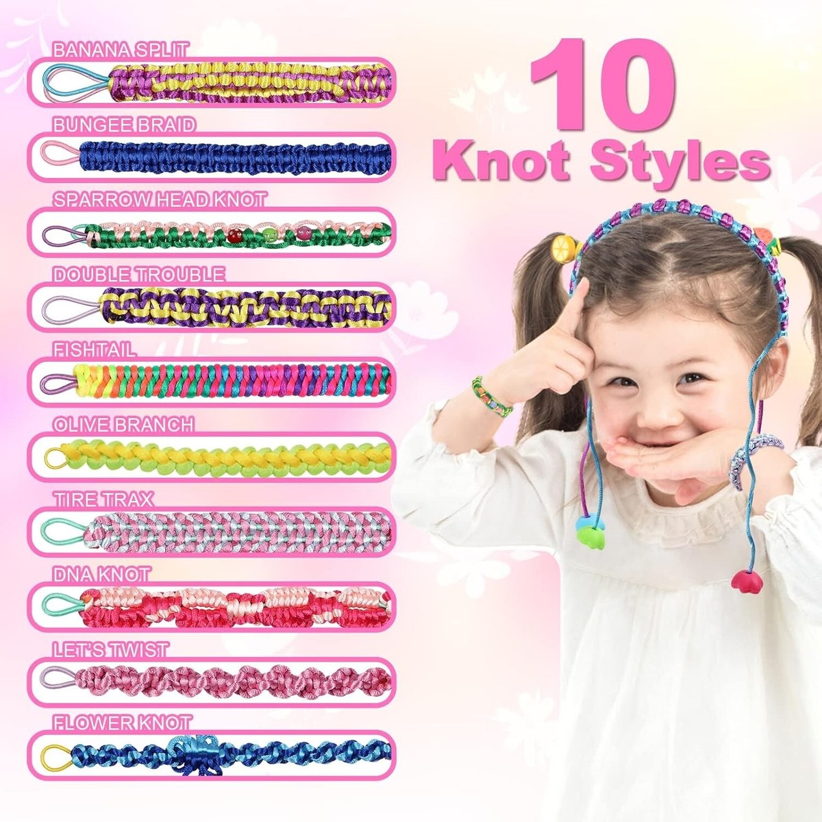 Friendship Bracelet Making Kit for Teen Girls DIY Bracelet Maker