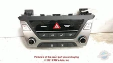 Used A/C Selector Switch fits: 2017 Hyundai Elantra Sedan manual temperature con