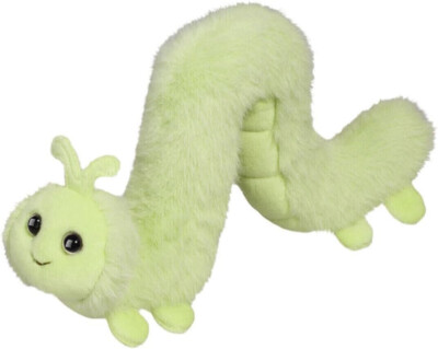 Inchy 8'' Inchworm Douglas Cuddle Toy Plush Stuffed Animal Insect Worm Bug Green