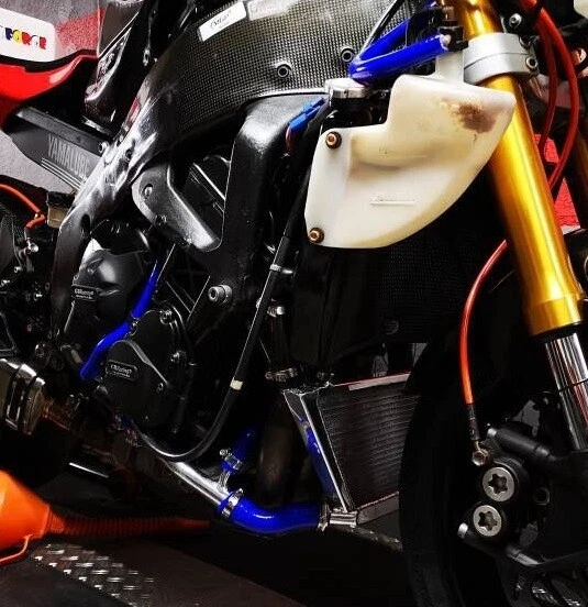 GOLPHER LOWER ADDITIONAL RADIATOR FOR YAMAHA YZF-R6 R6 08-20 INCLUDING HOSE KIT - image 4 of 4