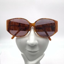 Vintage Head SG9118 Brown Oversized Oval Sunglasses Hong Kong FRAME ONLY