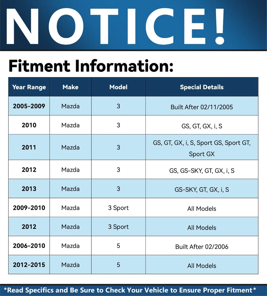 Pads For Ford Escape Focus Mazda 3 5 Volvo S40 V50 Front Rear Ceramic Brake Pads - Image 3 of 4