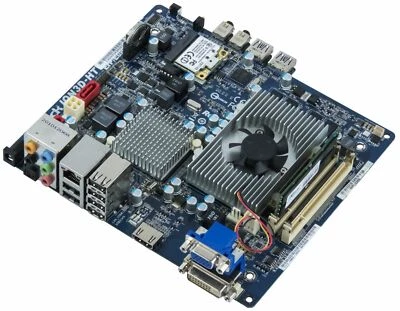 MAINBOARDS ASROCK ION3D-HT ATOM 1.8GHZ 2GB DDR2 GT218-ION WIFI HDMI DVI D-SUB - Bild 1 von 2