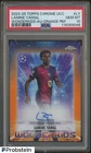 2024-25 Topps Chrome UCC Lamine Yamal Wonderkids Orange AUTO /25 PSA 10 GEM MINT