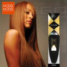 Model Model EGO Remy YAKY Gold 100 Human Hair 10"s,10",12",14",16",18"
