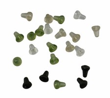 40 mixed colour carp hook bead stops carp barbel coarse fishing terminal tackle 