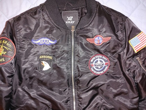 XRAY Jeans Men's Small Bomber Flight 