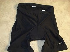 HT Black Men's Paddled Compression Bike Shorts size 40