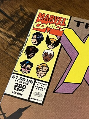 Marvel Comics THE UNCANNY X-MEN Pyrrhic Victory Col 1 Issue #280