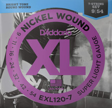D'addario EXL120-7 Super Light Gauge 7-string