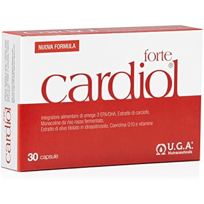 Cardiol Forte: Abbassa il Colesterolo Ora | 30 Capsule Omega-3
