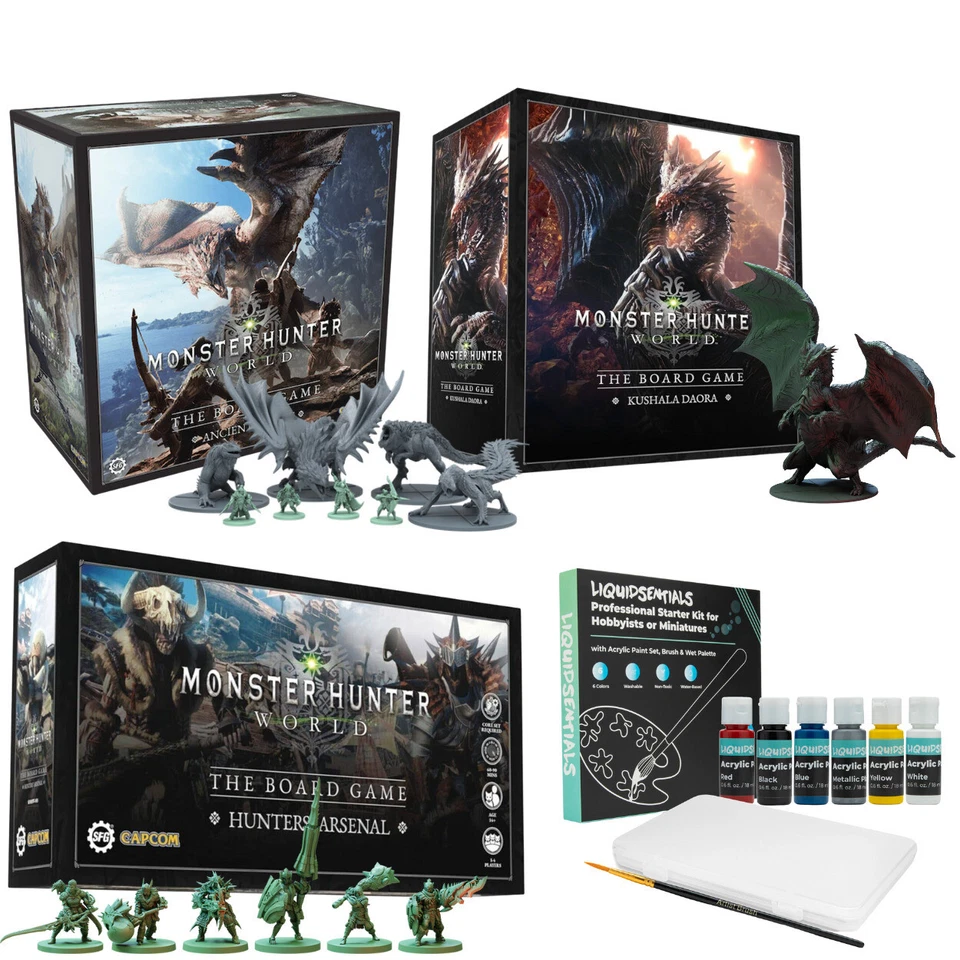 SteamForged Games Monster Hunter World The Board Game ANCIENT FOREST CORE GAME