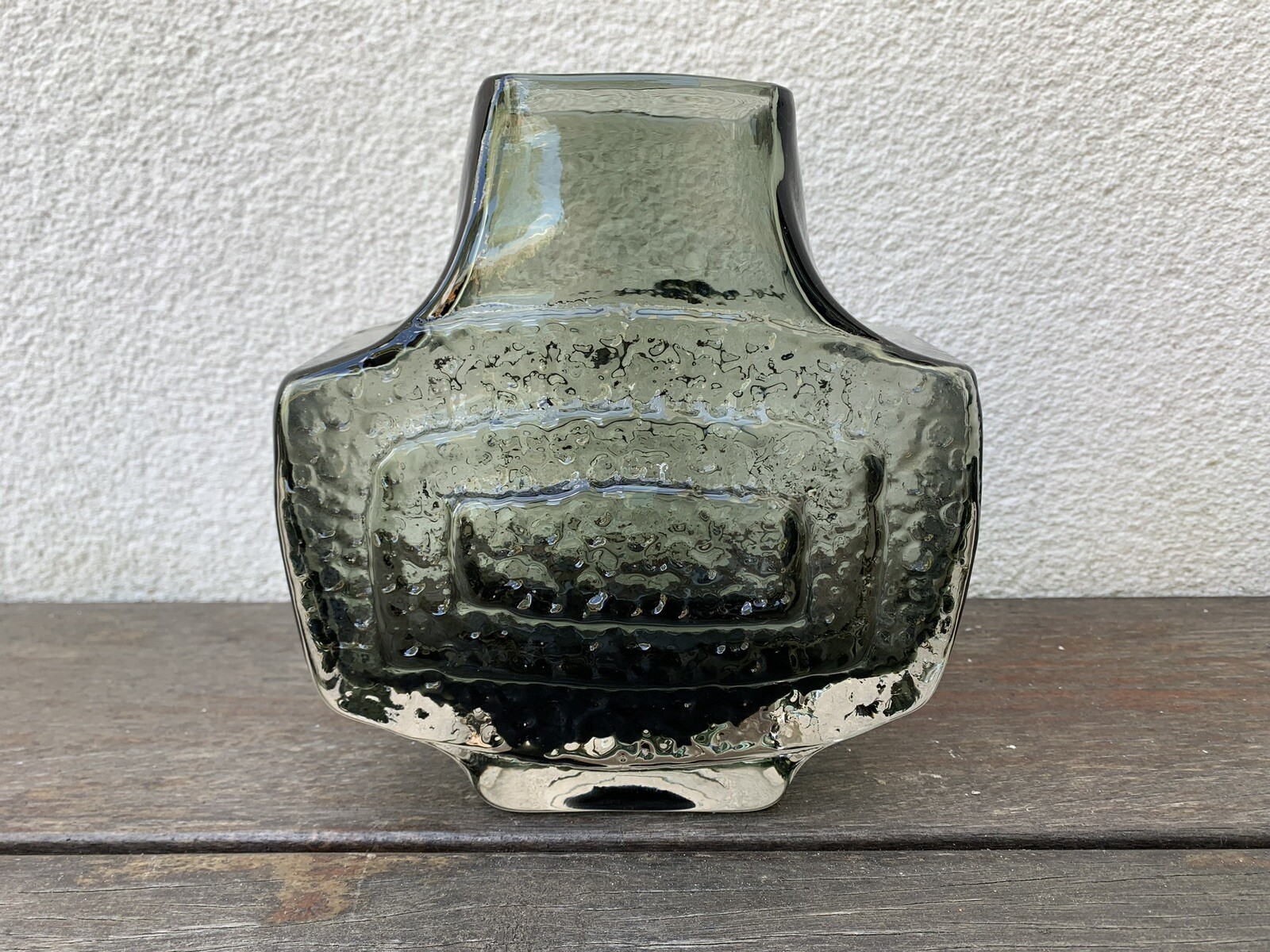 Original 1960s/1970s Whitefriars TV Vase Pewter Geoffrey Baxter