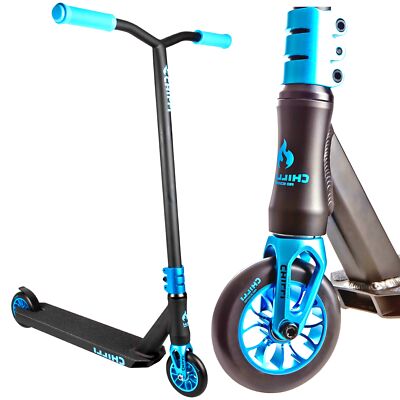 Chilli Pro Reaper Stunt-scooter H=84cm Kinder tricks park Tret-Roller Wave Blau