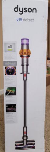 Dyson V15 Detect Cordless Vacuum Cleaner Nickel SV47 Genuine New Open Box