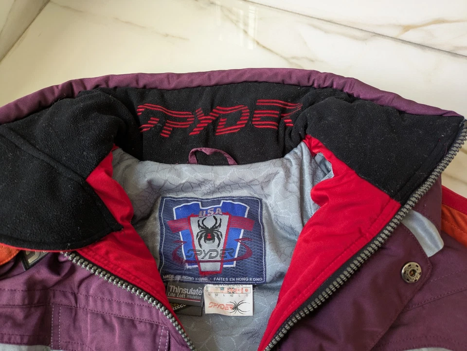 Vintage Men’s Spyder 1990s Ski Jacket Large Great Condition! - Image 3 of 4