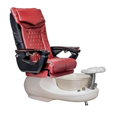 T4 G Spa F Pedicure Chair LX Massage Chair Deep Red