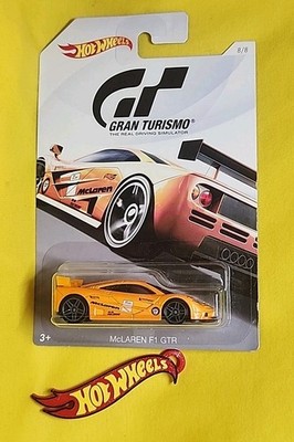 Hot Wheels Gran Turismo Mclaren F1 GTR 8/8 Orange 2017 & Gift  Mco