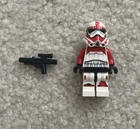 LEGO Star Wars Imperial Shock Trooper Storm Trooper Minifigure + Blaster