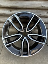 Genuine 22” Mercedes GLE AMG 10J FRONT Diamond Cut alloy wheel A1674013600 Black