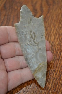 Translucent Gray Novaculite Woodland Dunn Logan Co Arkansas 4.5 x 1.5/8 Fine