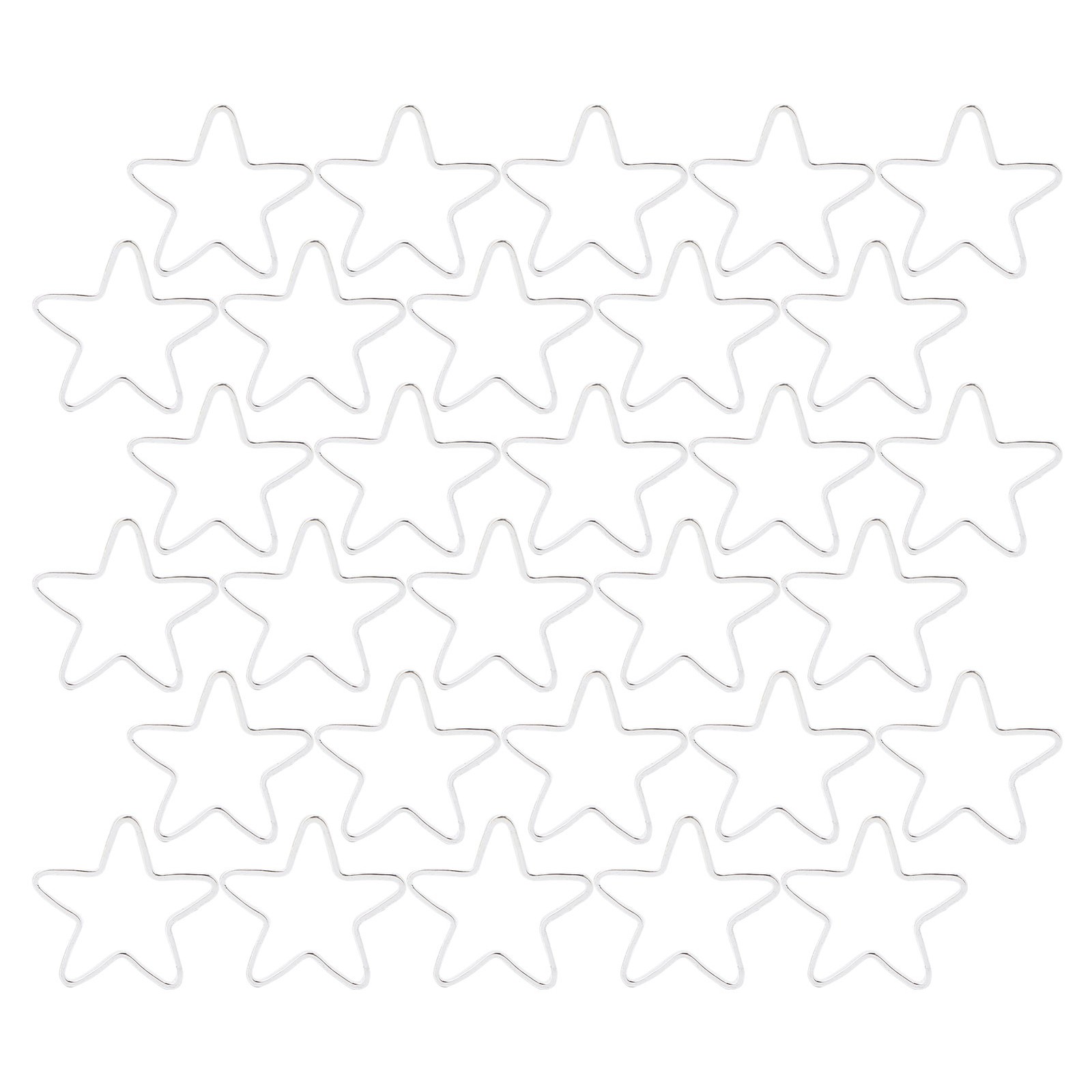 ­30Pcs Hollow Frame Pendants Copper Jewelry Accessories For DIY Crafts Earring