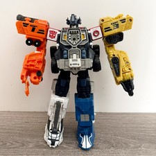 Transformers Energon Powerlinx Optimus Prime Figure Drones VNTG 2003 Incomplete