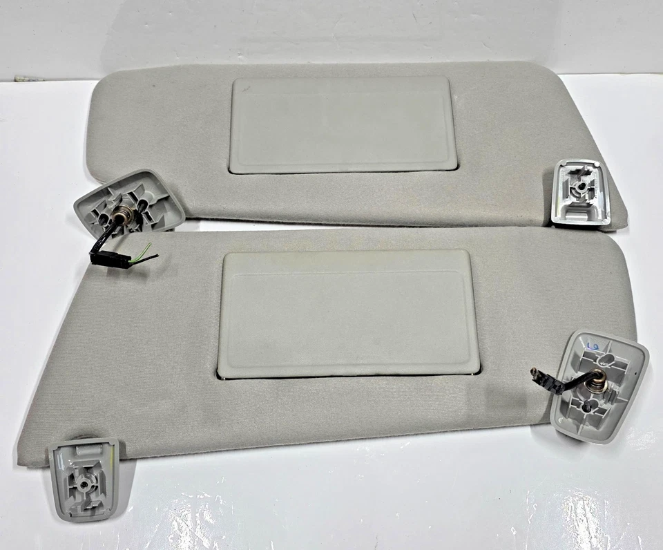 06 2006 LINCOLN LT SUN VISOR LEFT DRIVER Right Passenger SET TAN ILLUMINATED Foto 3 de 4