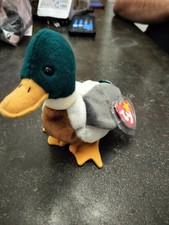 Ty Beanie Baby Mallard Duck Plush Ages 3+, 3-4, 5-7, 8-11 Years