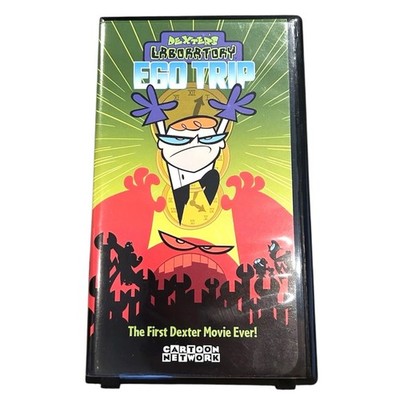 First Dexter Movie Ever Dexter's Laboratory Ego Trip VHS 2000 Cartoon Network