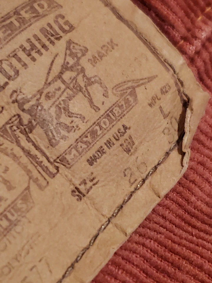 Calça de veludo vintage vintage 1980 Levi’s laranja aba laranja queimado 26x30 - Imagem 4 de 4