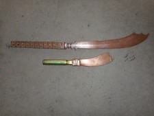 LOT DE 2 COUPE PAPIER OBJET DE TRANCHER POILU 1916