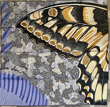 NWT NIB Hermes Paris Silk L esprit de la For t Alice Shirley Carre Scarf 90cm